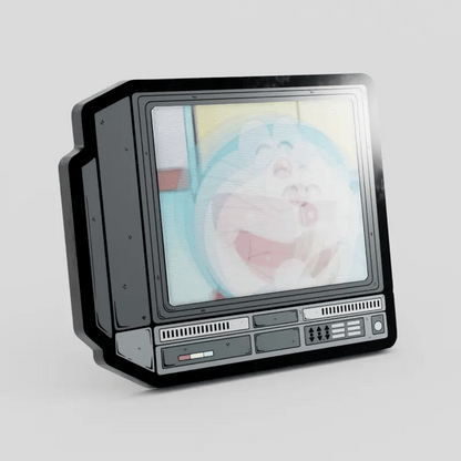 CRTV Lenticular Doraemon Pin