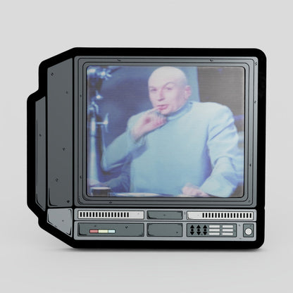 CRTV Lenticular Dr Evil Pin