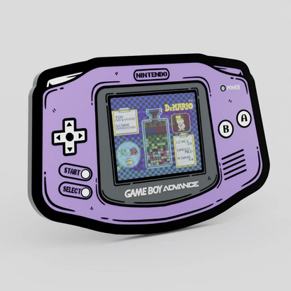 GBA Lenticular Dr Mario Enamel Pin