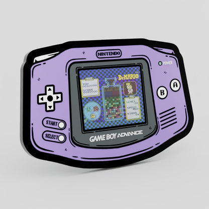 GBA Lenticular Dr Mario Enamel Pin