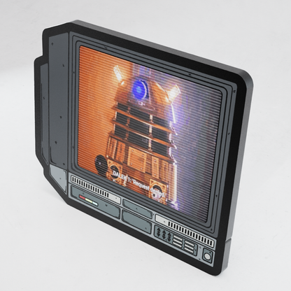 CRTV Lenticular Dalek Dr Who Pin