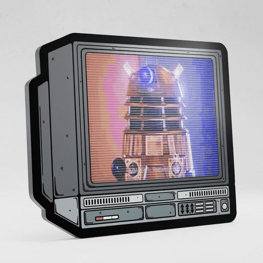 CRTV Lenticular Dalek Dr Who Pin