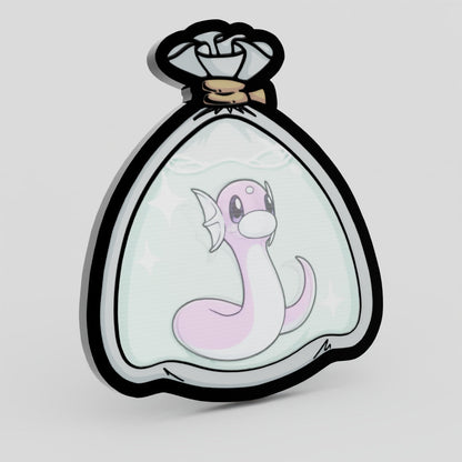 Dratini Shiny Fishbag Lenticular Pin