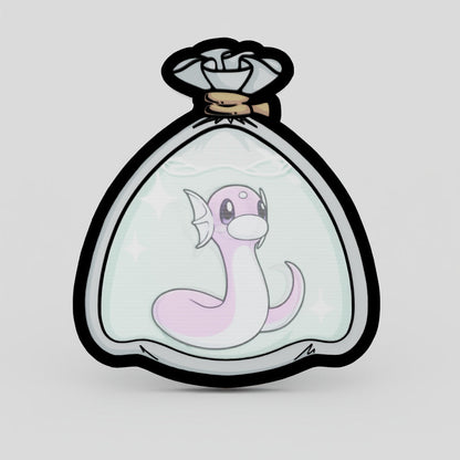 Dratini Shiny Fishbag Lenticular Pin