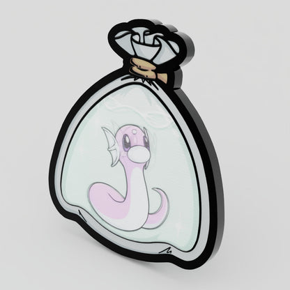 Dratini Shiny Fishbag Lenticular Pin
