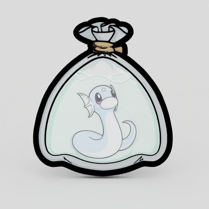 Dratini Fishbag Lenticular Pin