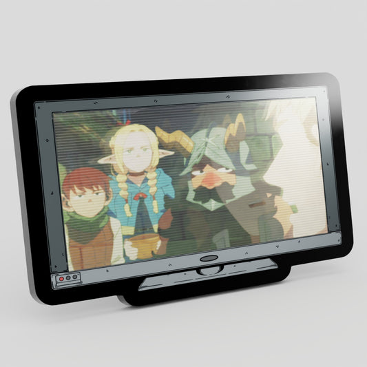 WS-Monitor Lenticular Dungeon Meshi Laios Pin