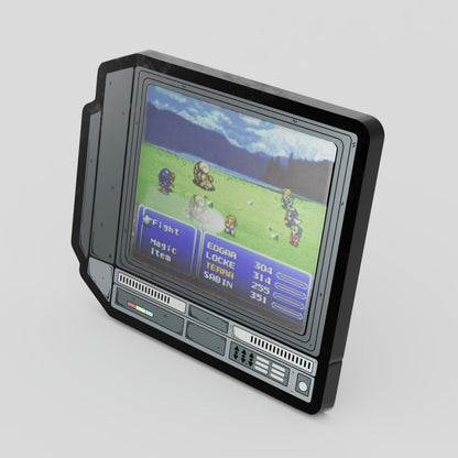 CRTV Lenticular Final Fantasy Gameplay Pin