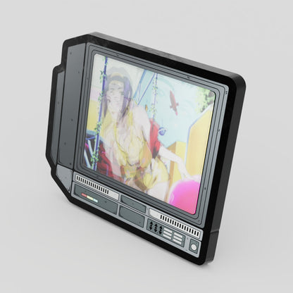 CRTV Lenticular Faye Lean Pin