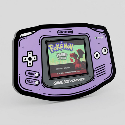 GBA Lenticular Fire Red Enamel Pin