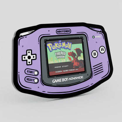 GBA Lenticular Fire Red Enamel Pin