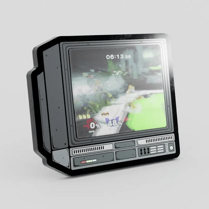 CRTV Lenticular Fox Smash Melee Pin