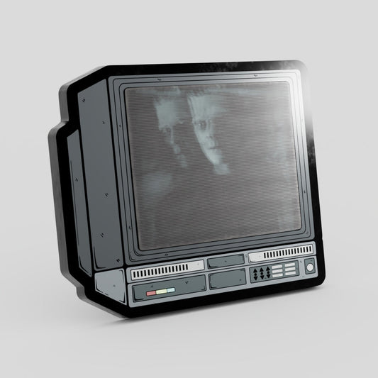Franken Stein Lenticular Enamel Pin CRTV Horror Pin