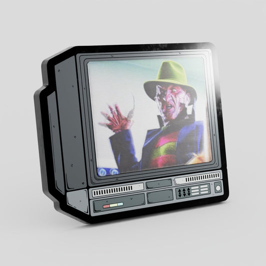 CRTV Lenticular Freddy Claw Pin