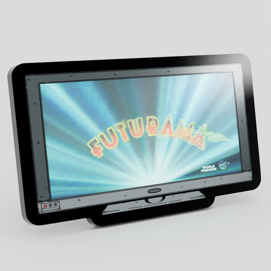 Monitor Lenticular Futurama Enamel Pin