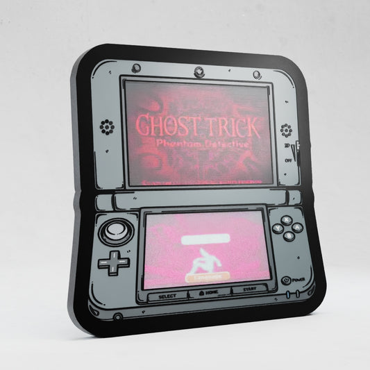 3DS Lenticular Ghost Trick Phantom Detective Enamel Pin