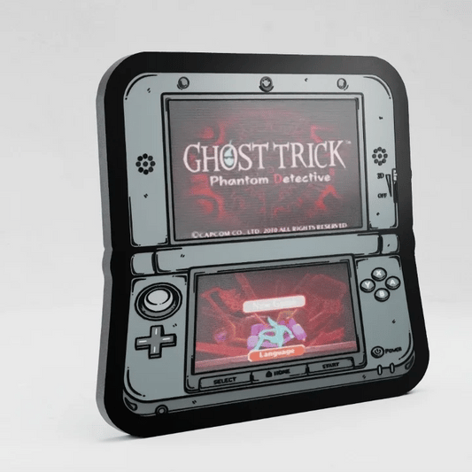 3DS Lenticular Ghost Trick Phantom Detective Enamel Pin