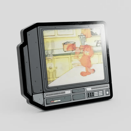CRTV Lenticular Garfield Pin