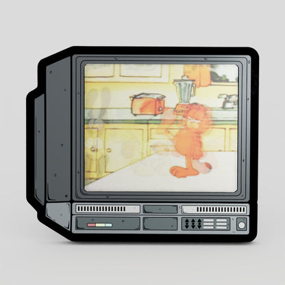 CRTV Lenticular Garfield Pin
