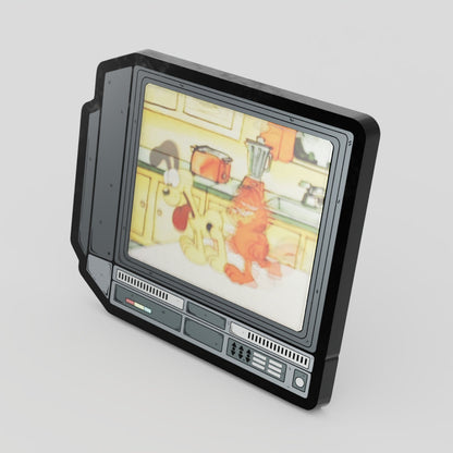 CRTV Lenticular Garfield Pin