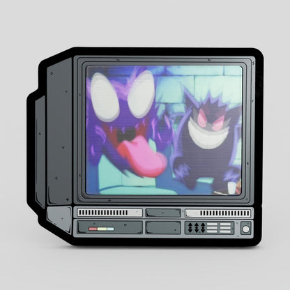 CRTV Lenticular Gengar Laugh Pin