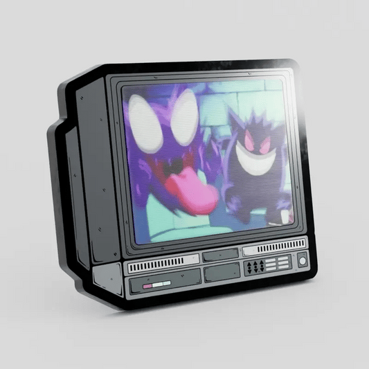 CRTV Lenticular Gengar Laugh Pin