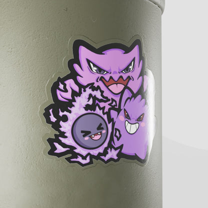 Gengar Trio Vinyl Sticker