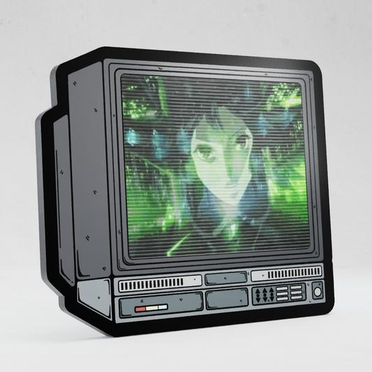 CRTV Lenticular Ghost In the Shell Pin