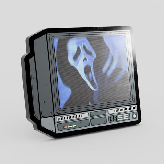 CRTV Lenticular Ghostface Pin
