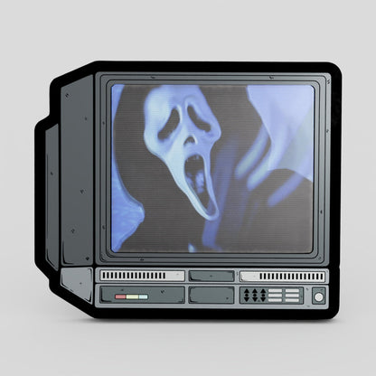 CRTV Lenticular Ghostface Pin