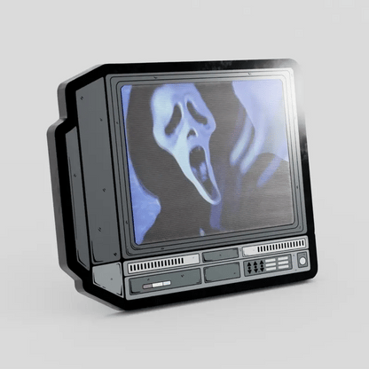 CRTV Lenticular Ghostface Pin
