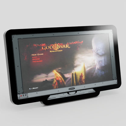 WS-Monitor Lenticular God Of War Enamel Pin