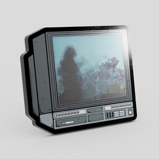 Lenticular Godzilla Enamel Pin