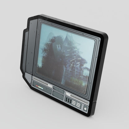 CRTV Lenticular Godzilla Pin