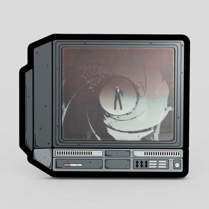 CRTV Lenticular Golden Eye Pin