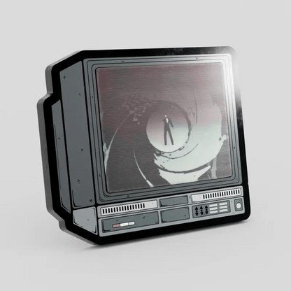 CRTV Lenticular Golden Eye Pin