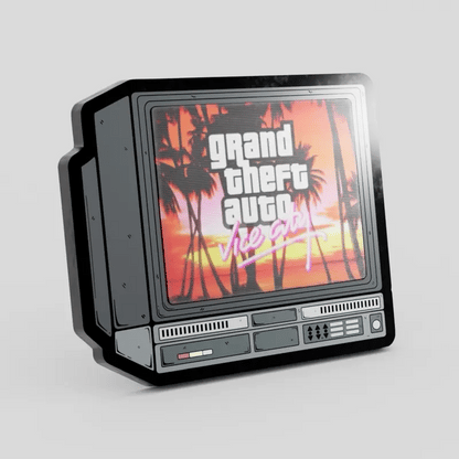 CRTV Lenticular GTA Vice City Pin