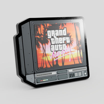 Grand Theft Auto Vice City Lenticular Enamel Pin