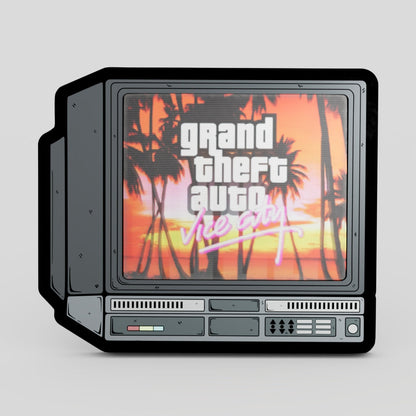 CRTV Lenticular GTA Vice City Pin