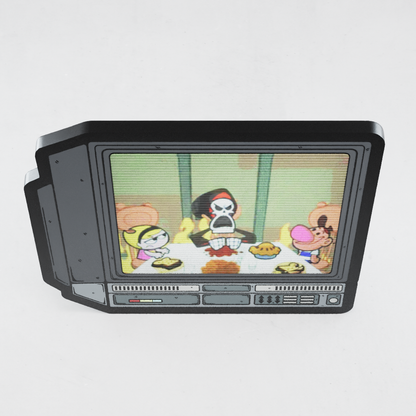 CRTV Lenticular Grim Adventures Pin