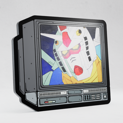 CRTV Lenticular Gundam Pin