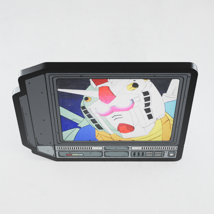 CRTV Lenticular Gundam Pin
