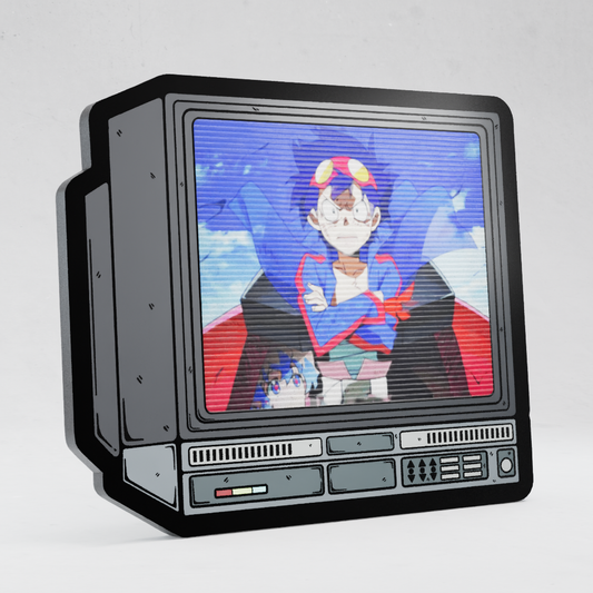CRTV Lenticular Gurren Lagaan Pin