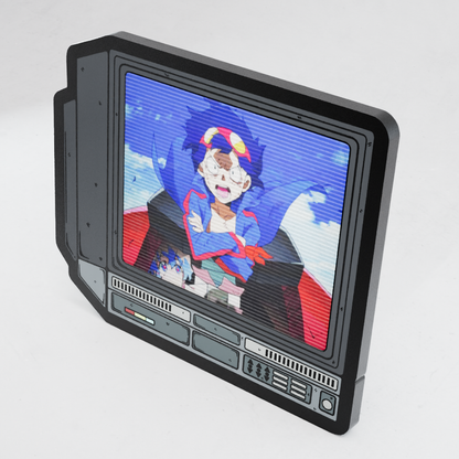 CRTV Lenticular Gurren Lagaan Pin