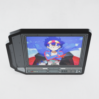 CRTV Lenticular Gurren Lagaan Pin