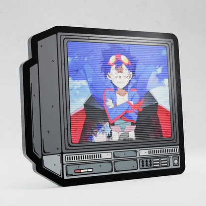 CRTV Lenticular Gurren Lagaan Pin