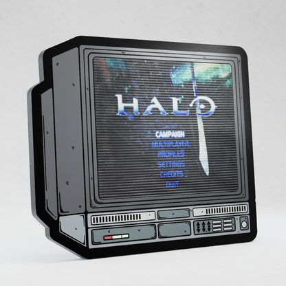 CRTV Lenticular Halo Pin