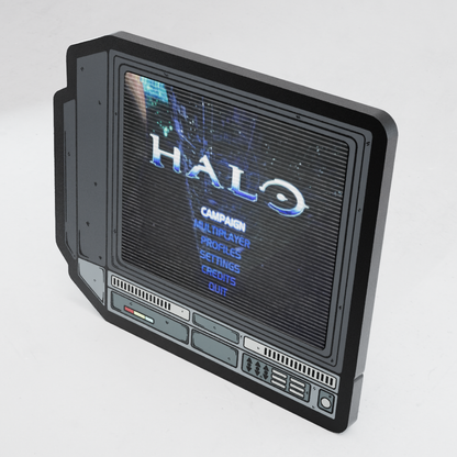 CRTV Lenticular Halo Pin