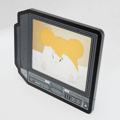 CRTV Lenticular Hamtarro Pin