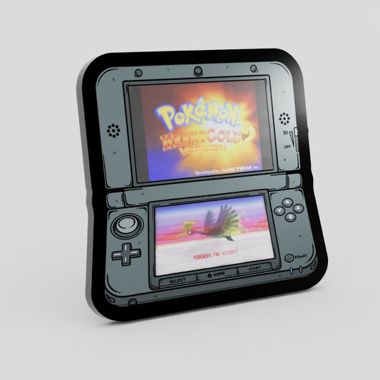 WS-3DS Lenticular Pokemon Heart Gold Enamel Pin